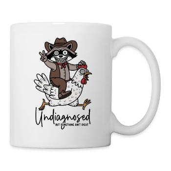 Non diagnostiqué mais quelque chose ne va pas - Mug blanc - blanc - Droite