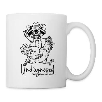 Non diagnostiqué mais quelque chose ne va pas - Mug blanc - blanc - Droite