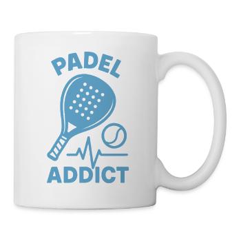 Padel Addict Padel Joueur de Tennis Drôle - Mug blanc - blanc - Droite