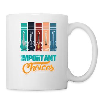 Guitare Guitariste Musicien Guitariste - Mug blanc - blanc - Droite