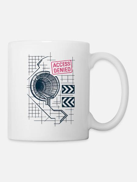 Kein Zugang – Unterirdisch - Tasse - Weiß