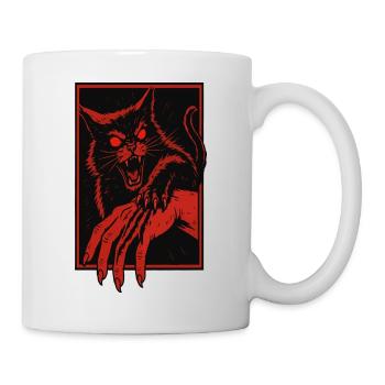 Crimson Fang Cat Assaut - Mug blanc - blanc - Droite