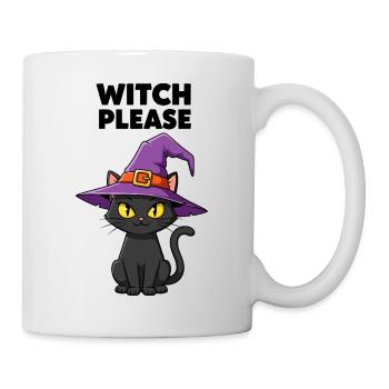 Midnight Kitten Witch - Mug - white - Right