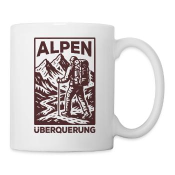 Crossing the Alps - Hiking - Mug - white - Right