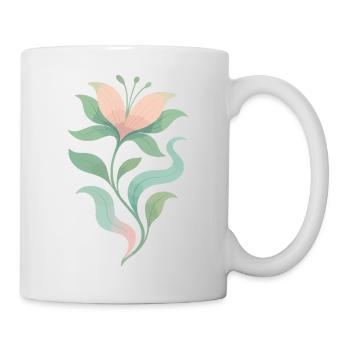 Pastel Bloom Botanical Flow - Mug - white - Right
