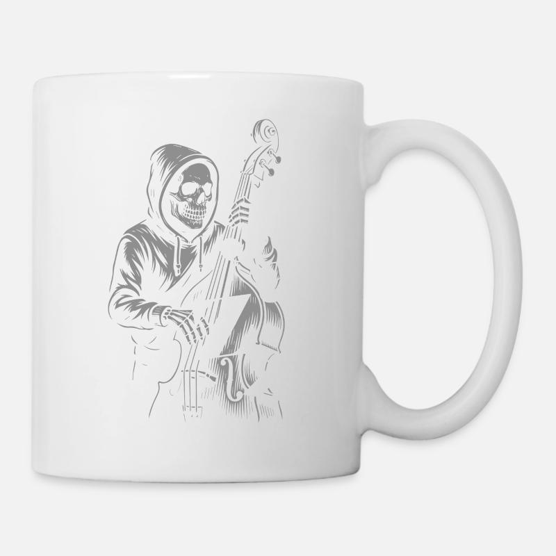 Sérénade Jazz Skeleton - Mug blanc - blanc