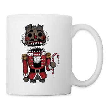 Dark Nutcracker Horror Christmas Gothic - Mug - white - Right