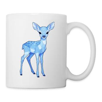 Geometric Blue Deer - Mug - white - Right