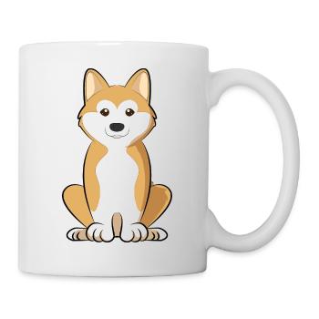 Akita Inu Chien Maman Fière Japonaise Akita Lover - Mug blanc - blanc - Droite