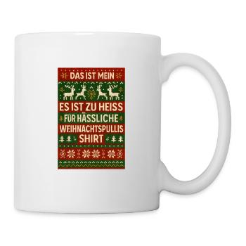 Trop chaud pour Noël moche - Mug blanc - blanc - Droite
