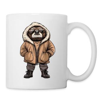 Sloth Cool Winter - Mug - white - Right