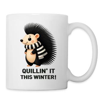 Quillin' it this winter! - Mug - white - Right