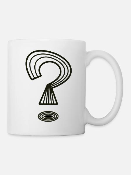 Question mark by Cean - Mug - white