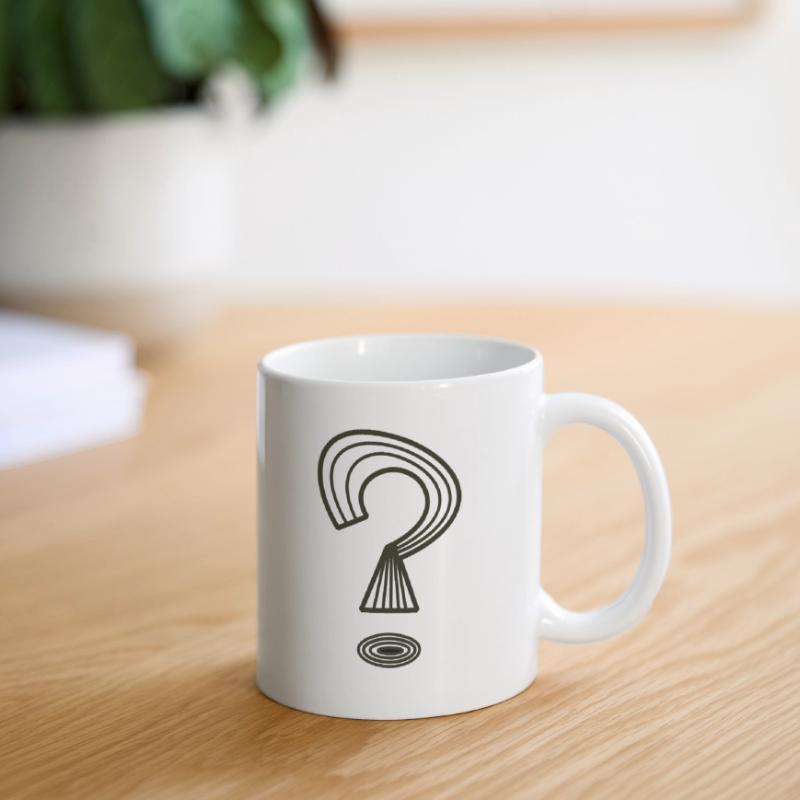Point d’interrogation de Cean Mug blanc