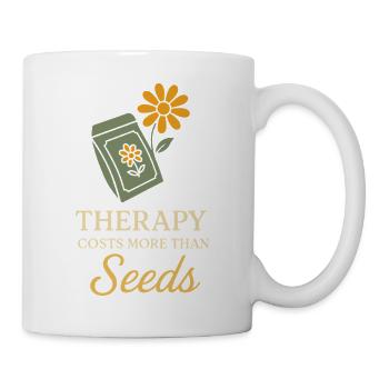 Lustiger Garten-humor, Pflanzenliebhaber, - Tasse - Weiß - Rechts