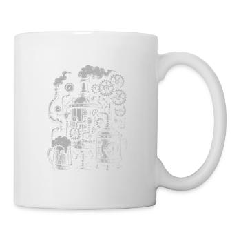 Steampunk Brewery Gears Design - Mug - white - Right