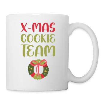 L’équipe des biscuits de Noël - Mug blanc - blanc - Droite