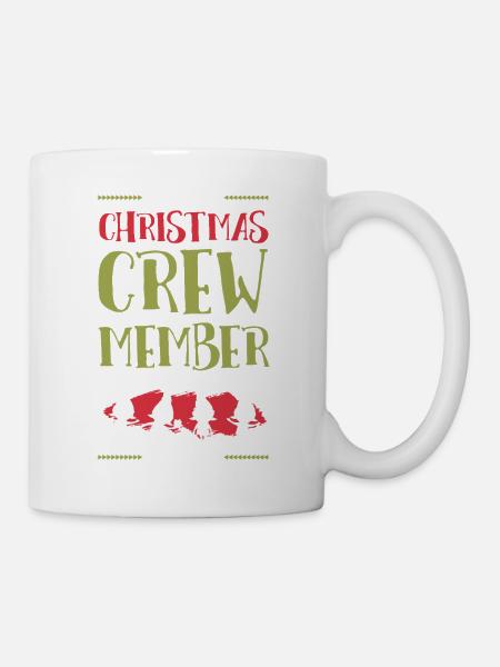 Weihnachten Crew Christmas - Tasse - Weiß
