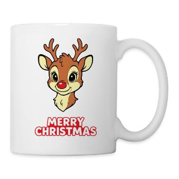 Noël des petits rennes, joyeux Noël - Mug blanc - blanc - Droite
