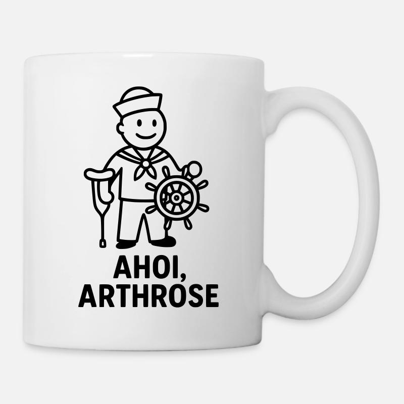 ahoi arthrose - Tasse - Weiß