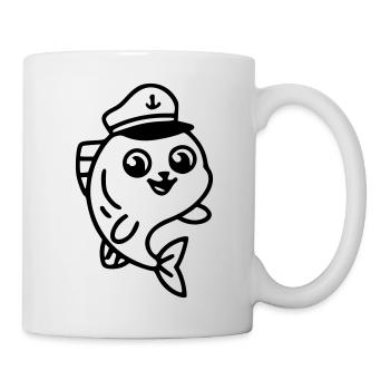 Fishing & Fishing | Petri Heil Hobby Logo - Mug - white - Right