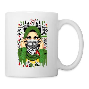 PALESTINIAN WOMAN 11 - Mug - white - Right