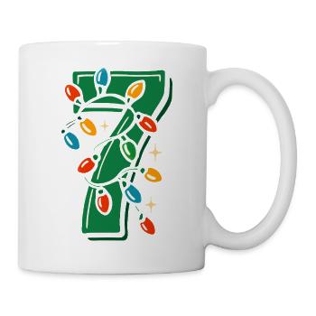 Fun 67 Number 6-7 6 7 Matching Christmas Six You - Mug - white - Right