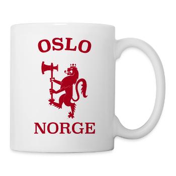 Oslo Norge Norway Norwegen - Tasse - Weiß - Rechts