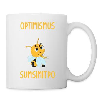 Abeille comique drôle Sumsimitpo - Mug blanc - blanc - Droite