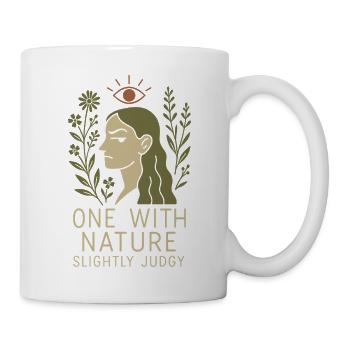 Wilde Frau Spirituelle Weibliche Natur - Tasse - Weiß - Rechts