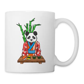 Chef sushi panda kimono japonais Art culinaire mignon - Mug blanc - blanc - Droite