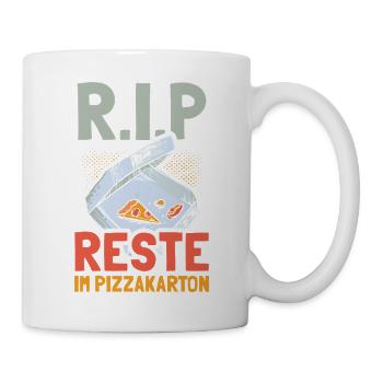 RIP - Leftovers in the pizza box - Mug - white - Right