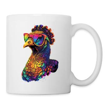 Dinde Poules Oiseaux Dinde - Mug blanc - blanc - Droite