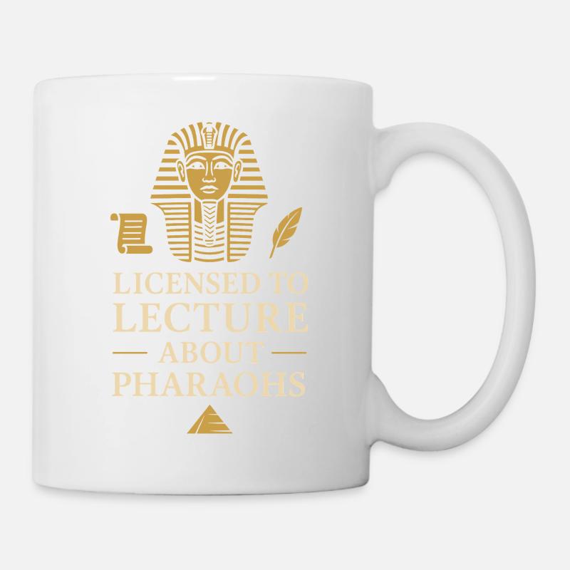 Pharaoh Archaeology in Ancient Egypt - Mug - white