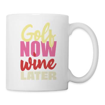 Gold Now Wine Later - Mug - white - Right