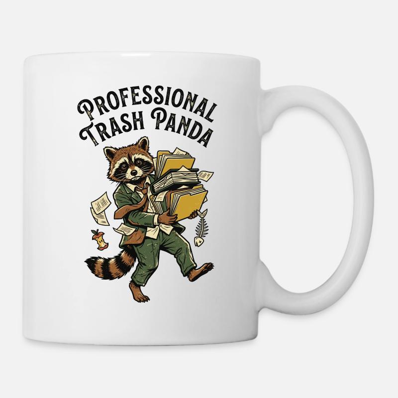 Panda professionnel - Mug blanc - blanc