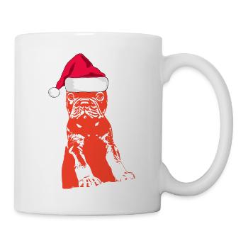 Bouledogue - Mug blanc - blanc - Droite