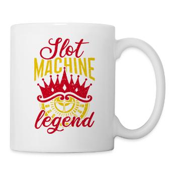 Gambling Fan Slot Machine Legend Casino - Tasse - Weiß - Rechts