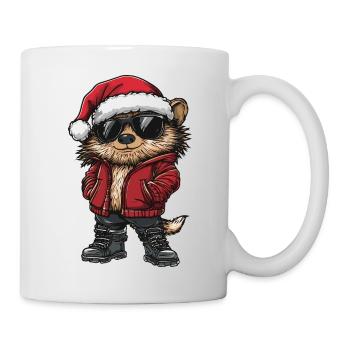 Hérisson Noël Hiver - Mug blanc - blanc - Droite