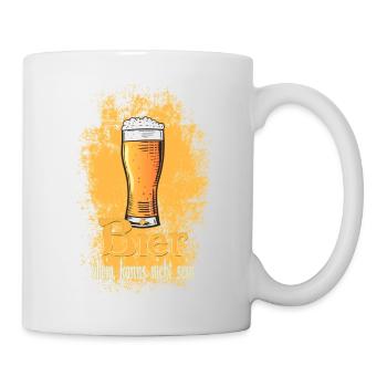 Beer Glass Saying - Mug - white - Right