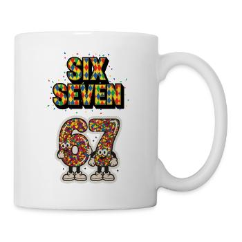 67 Six Seven Meme Italian Carnival - Mug - white - Right