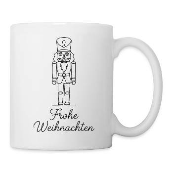 Casse-Noisette traditionnel – Classique du design de Noël - Mug blanc - blanc - Droite