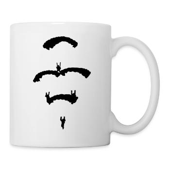 Fallschirm Diamant - Tasse - Weiß - Rechts