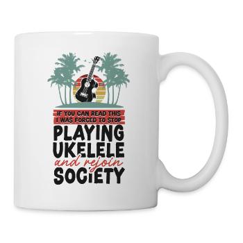 Hawaiian Ukulele Uke If You Can - Mug - white - Right