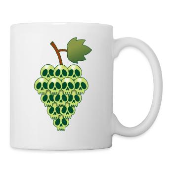 Grape skulls - Mug - white - Right