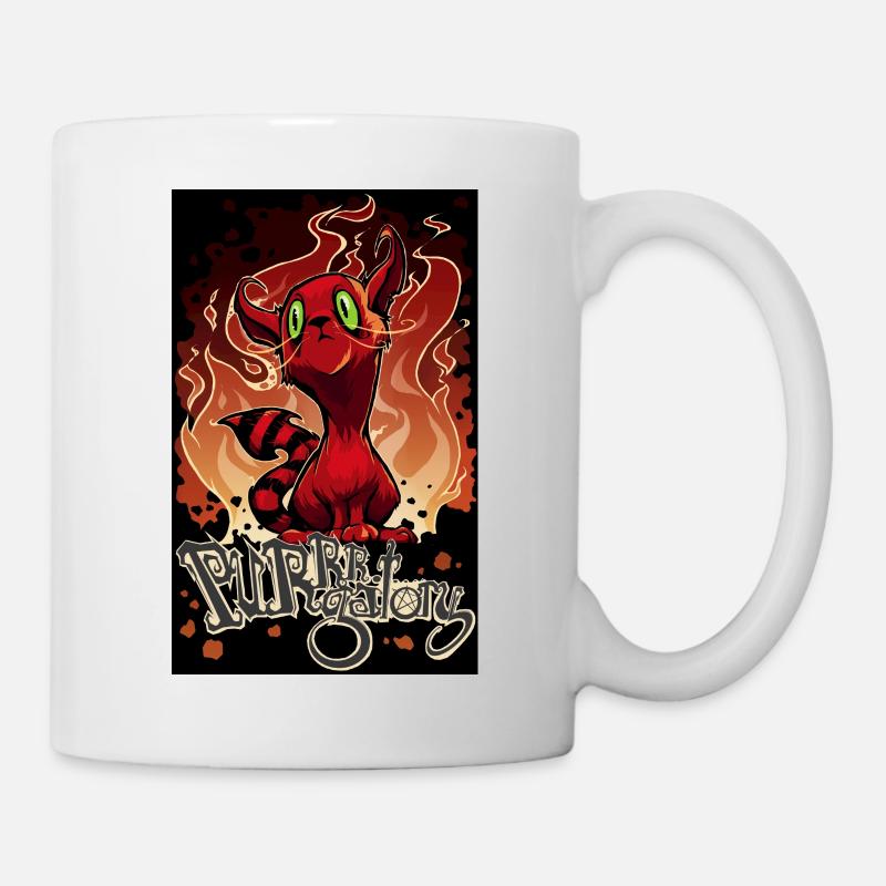 Purrrgatory - Mug - white