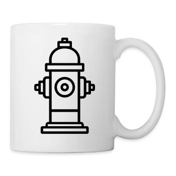 Fire hydrant - Mug - white - Right