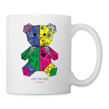Geometric Floral Teddy Mosaic - Mug - white - Right