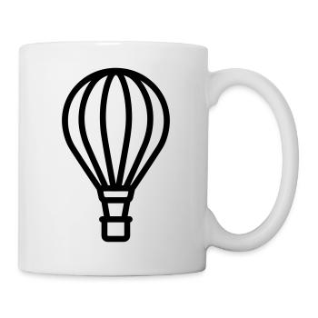 Luftballon - Tasse - Weiß - Rechts