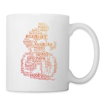 Klares Roadbike Motiv für jeden Tag - Tasse - Weiß - Rechts